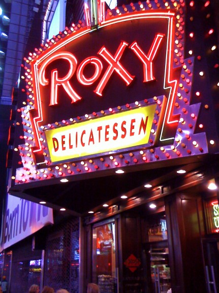 Roxy Deli, New York, Times Square, mobile photo, iphone photo