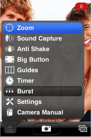 Feature set toggles for Camera Genius