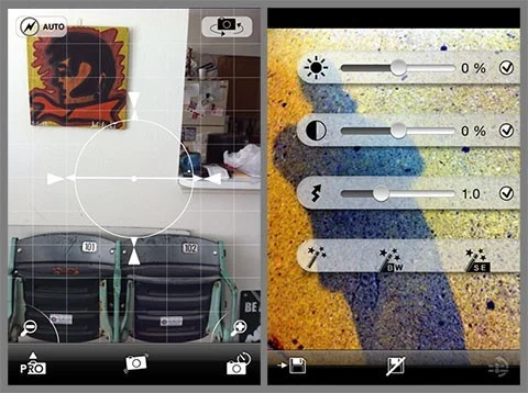 procamera iphone screenshot