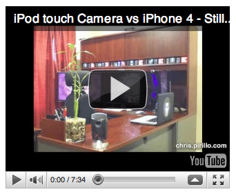 Cool Link: Chris Pirillo – iPod touch Camera vs. iPhone 4 Still Photography