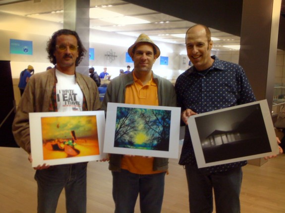 Pixels at Apple: Chicago. L to R: Jaime Ferreyros, Dan Berman, Marty Yawnick. Photo by Amy Hughes.
