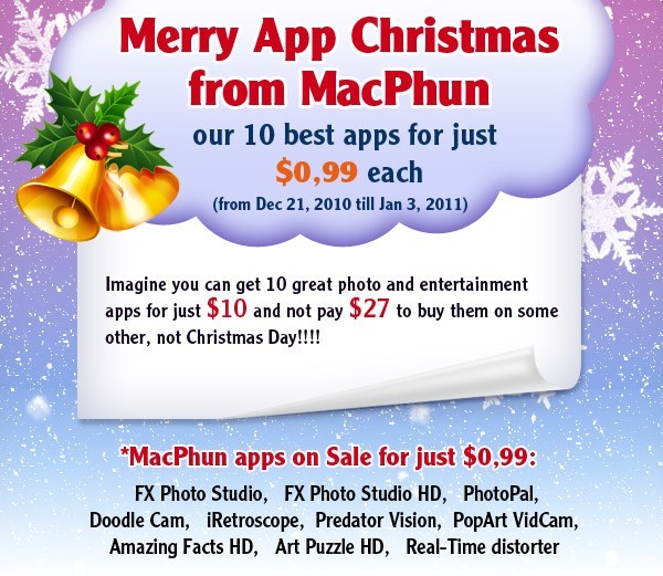 FX Photo Studio and other MacPhun apps on sale now!