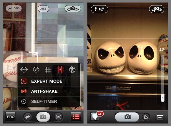 ProCamera, Camera+, iPhone camera replacement apps