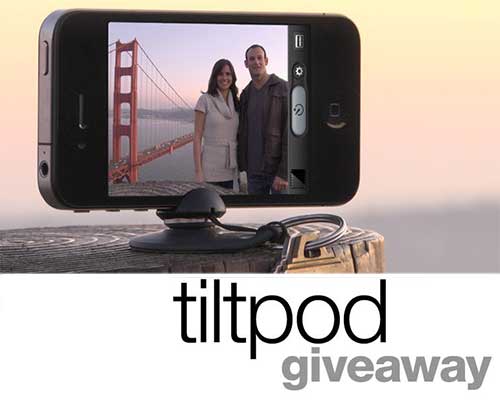 We’re giving away 12 tiltpods. Want to win one?
