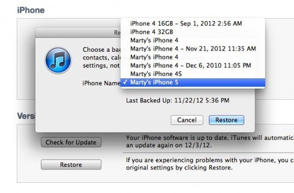 restore iphone app, accidentally deleted iphone app, restore from backup,