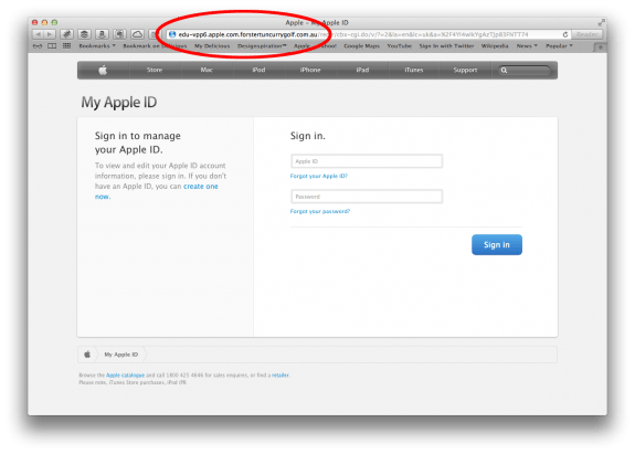 apple phishing scam