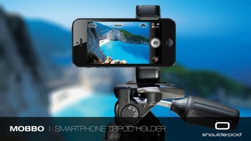 shoulderpod mobbo, universal tripod mount for iphone, samsung galaxy, htc, smartphone