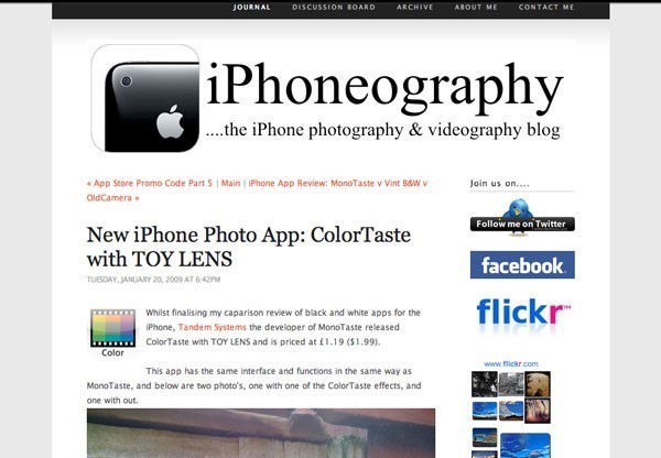 News: The iPhoneography Blog Calls It Quits
