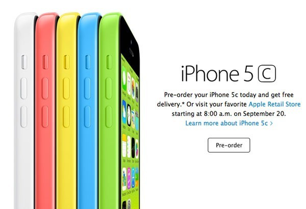 iPhone 5C is Available for Preorder Today