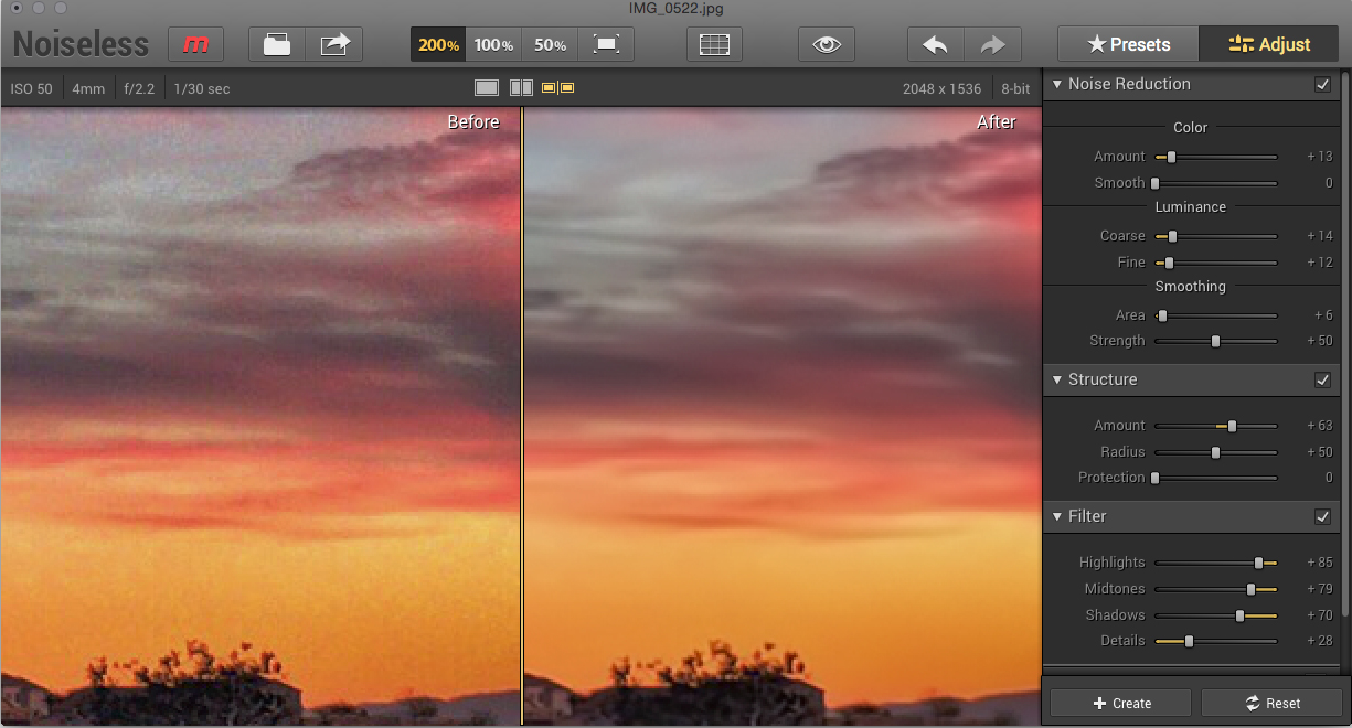 Mac App Review: Noiseless is a powerful way to de-noise your iOS photos