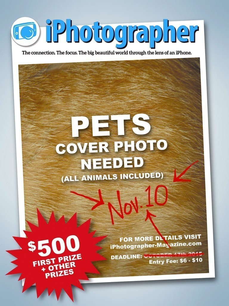 iphotographer magazine, call for entries