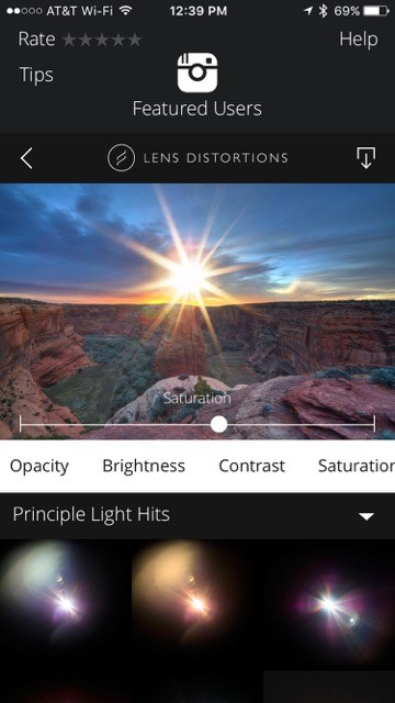 Lens Distortions is a slick effects editor