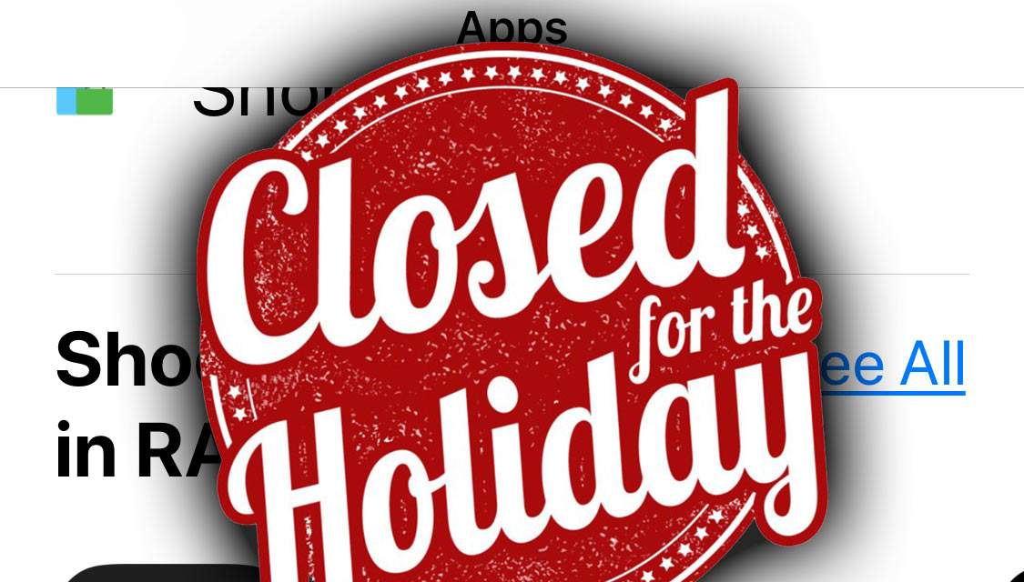 Apple announces 2018 holiday App Store downtime